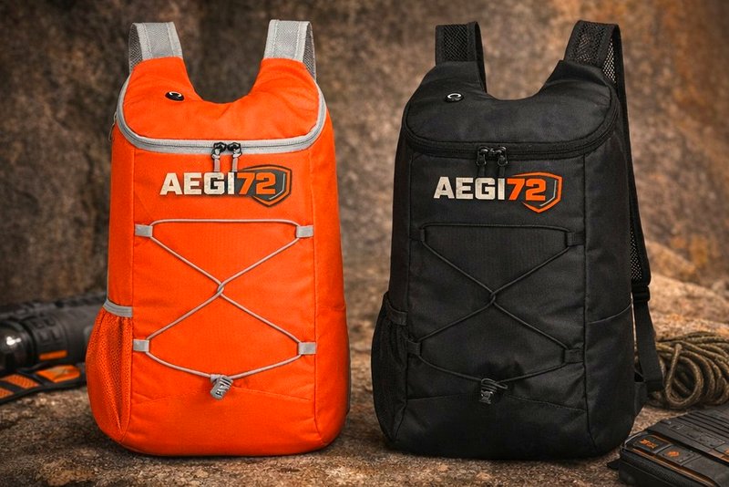 Kit AEGI72 — laranja e preto